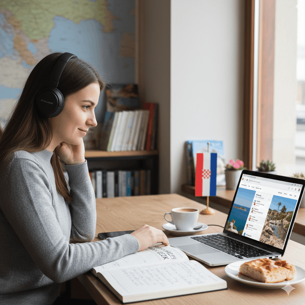 Studentlin lernt kroatisch Karrierefaktor Kroatisch – Wie eine seltene Sprache neue Jobchancen eröffnet